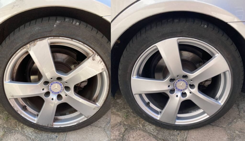 wheel restoration before and after